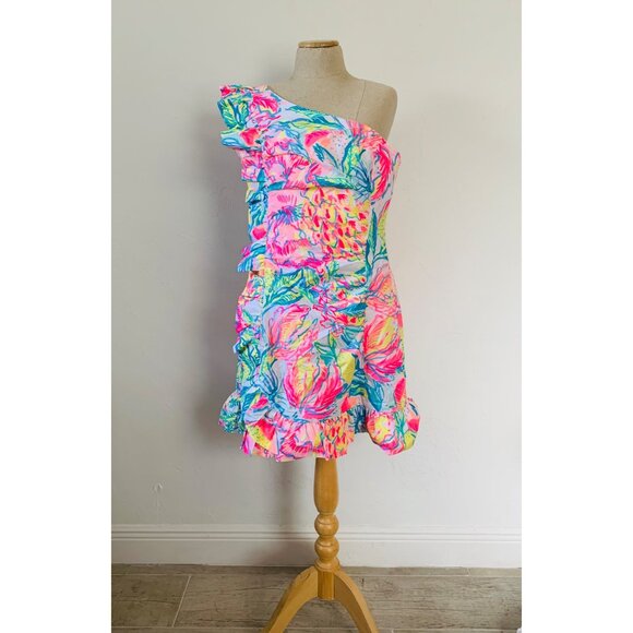 Lilly Pulitzer Tiffani Stretch dress Sz 14 - Picture 13 of 15